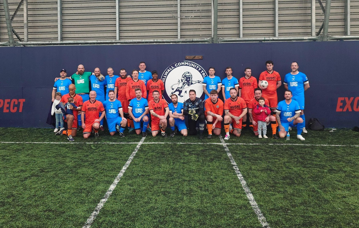 Millwall Community Trust’s (MCT) Military Veterans Football Programme welcomed Mentality Group to The Lions Centre on Saturday morning