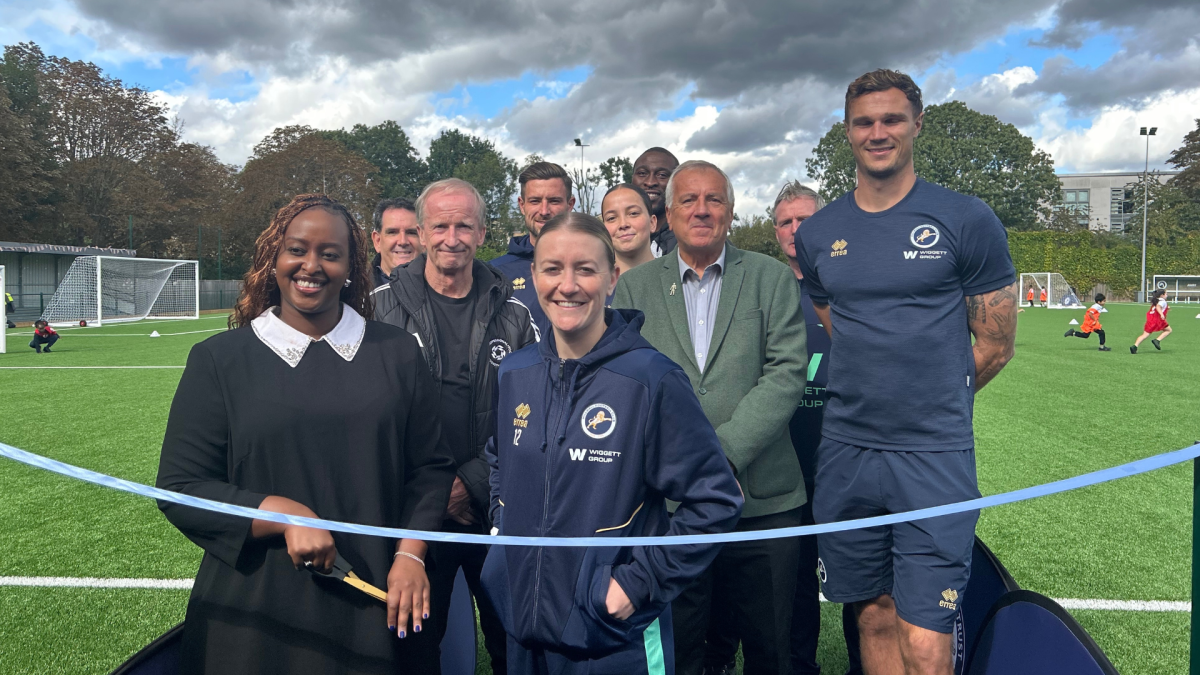 Millwall Community Trust and Fisher FC welcomed Southwark Council and a host of guests along to St Paul’s Sports Ground, Rotherhithe for the opening of the new pitch