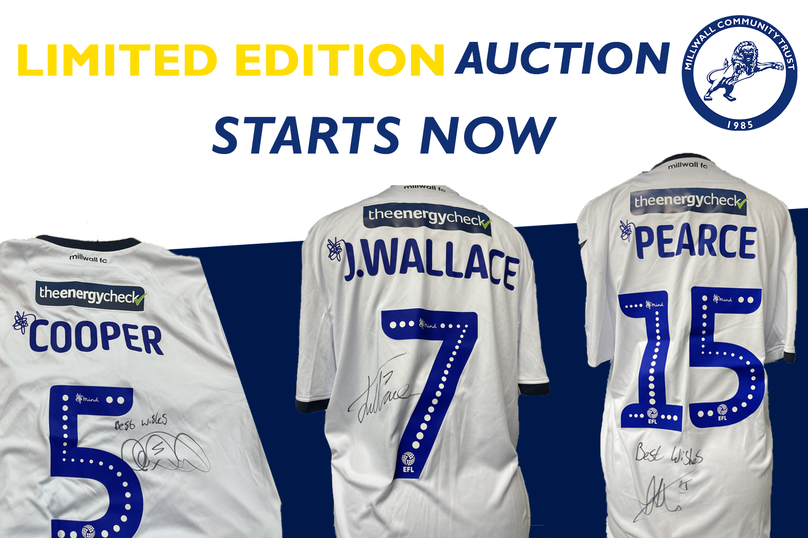 Millwall Community Trust - Signed Jersey Auction