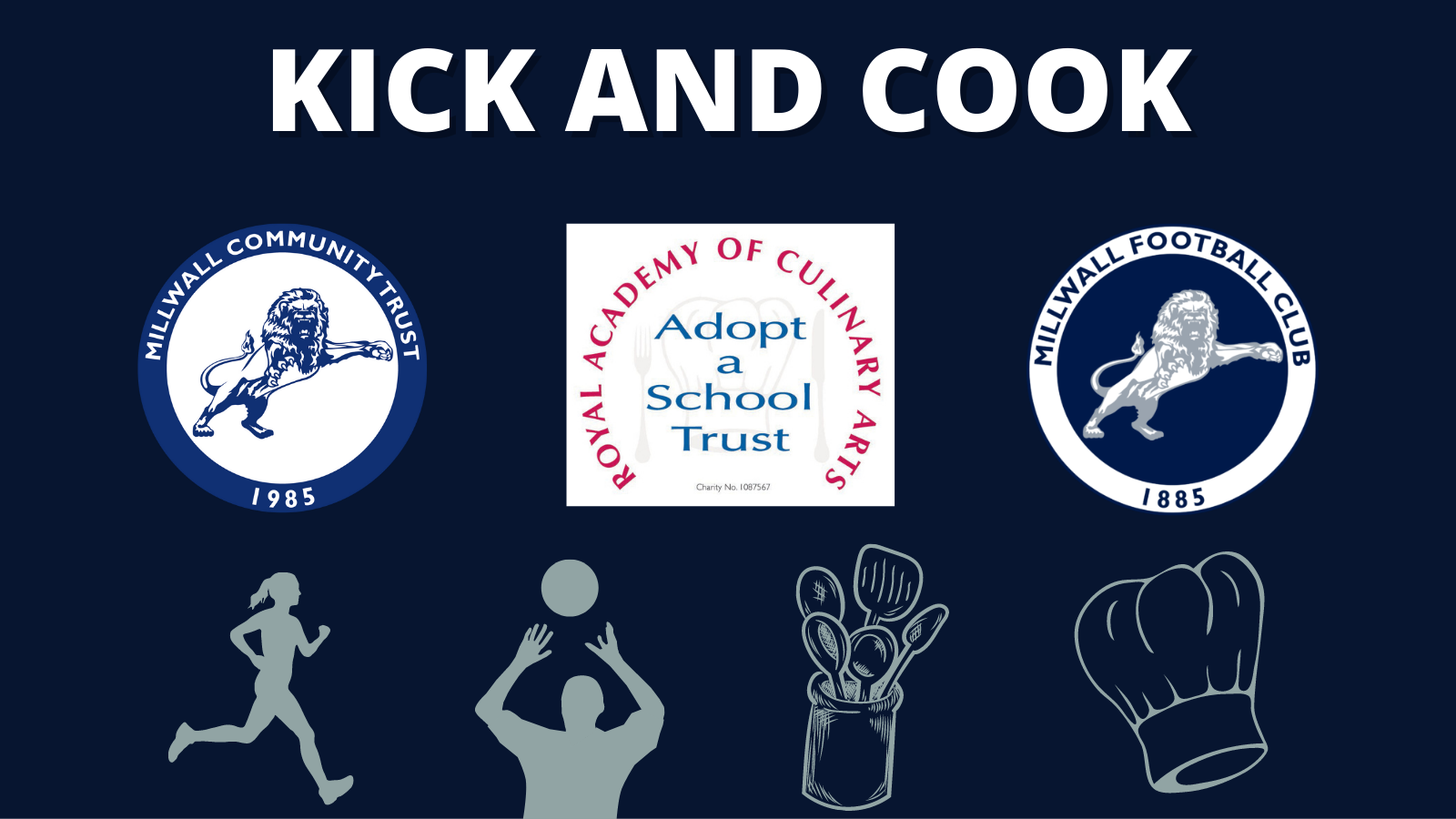 Millwall Community Trust - "Kick and Cook" With Millwall and The Royal Academy of Culinary Arts