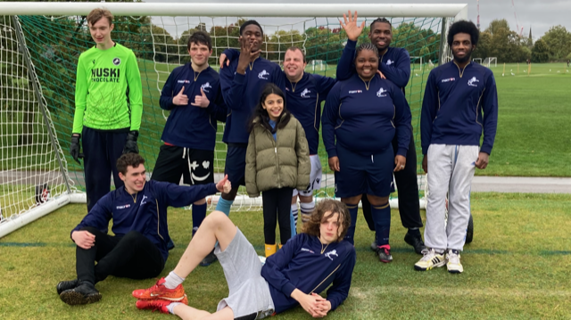 Millwall Pan Disability welcomed Southwark Stars to The Lions Centre last month