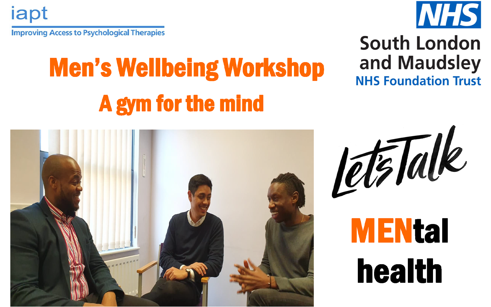 Millwall Community Trust - Men’s Wellbeing Workshops With The NHS