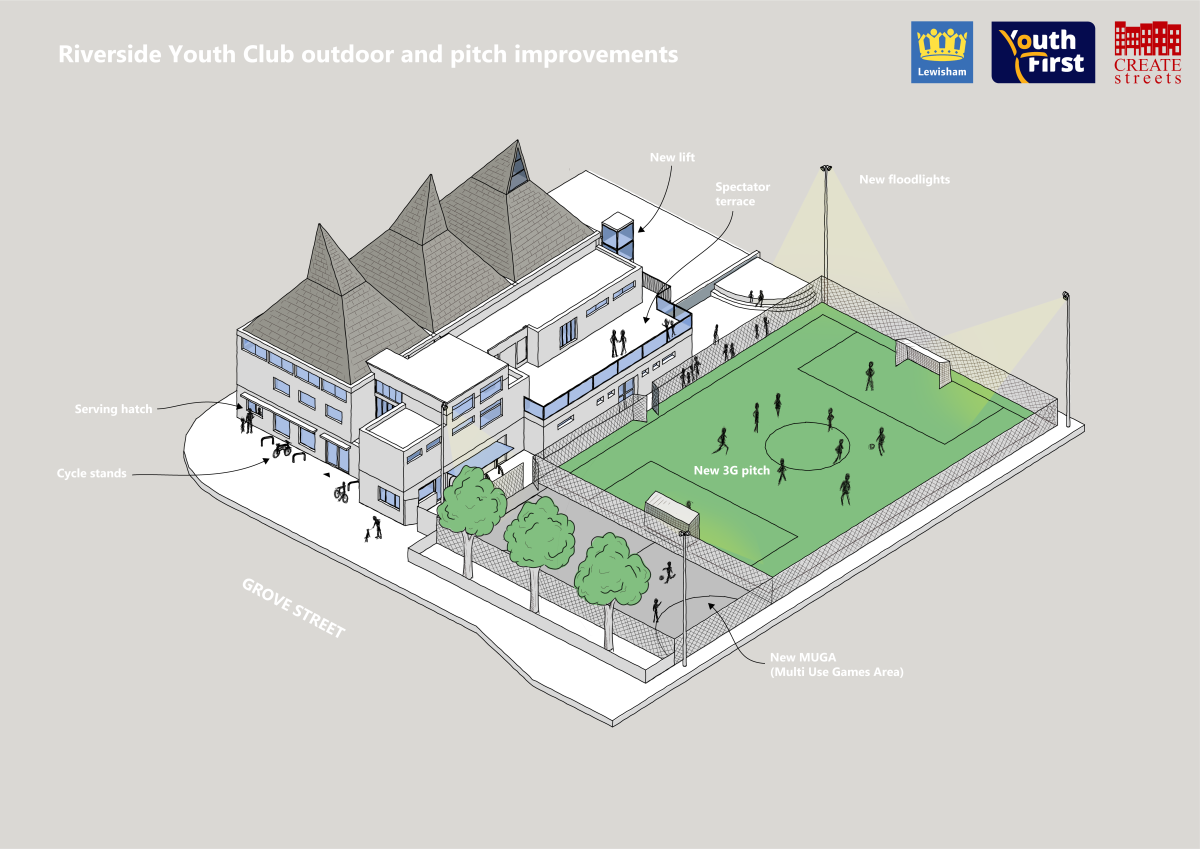 £1.2m transformation of Riverside Youth Club in Deptford reaches halfway point