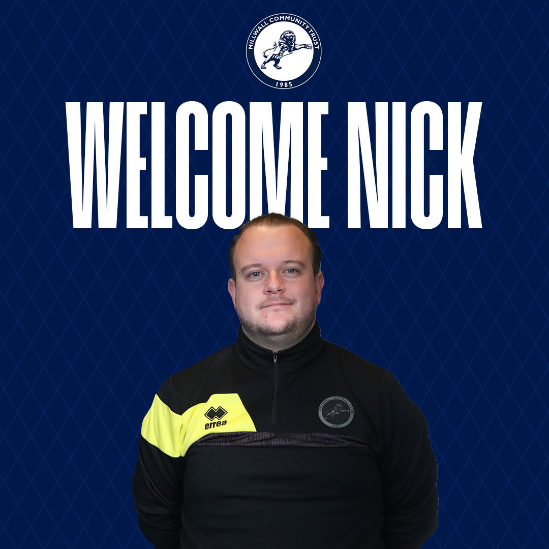 Nick Farrell has joined Millwall Community Trust (MCT) as the new Football and Sports Development Officer