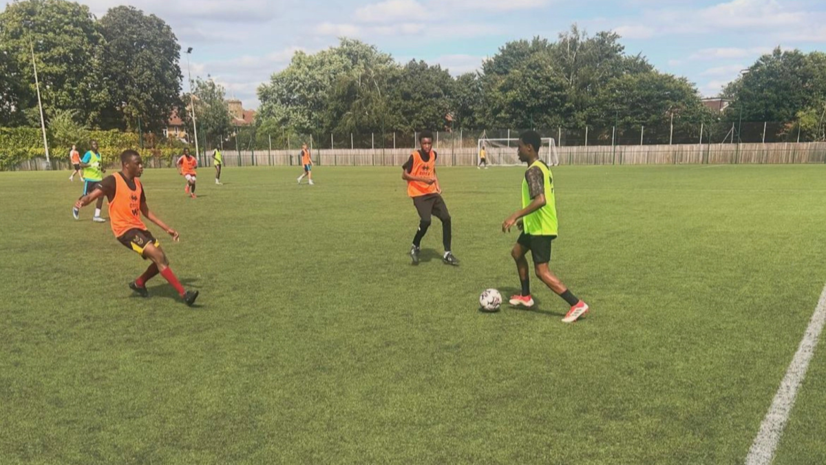 MCT delivering a pre-season training camp as part of our Holiday, Activity and Food (HAF) programme, helping to engage older teenagers.