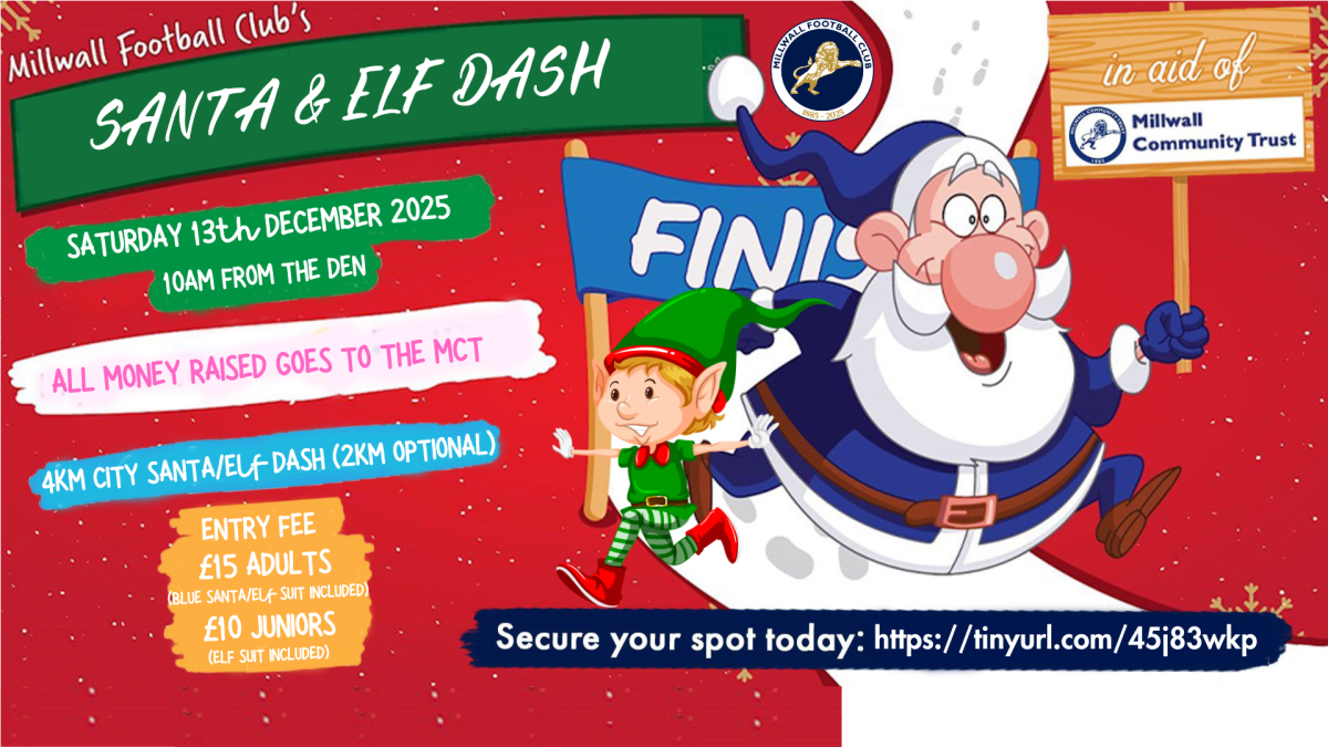Millwall’s Santa Dash 2025!