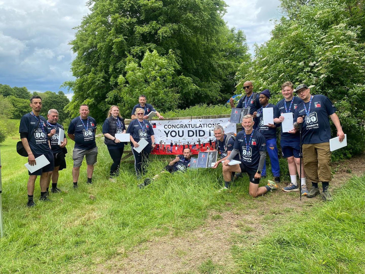 MCT's Military Veterans taking part in Tommy's D-Day Trek