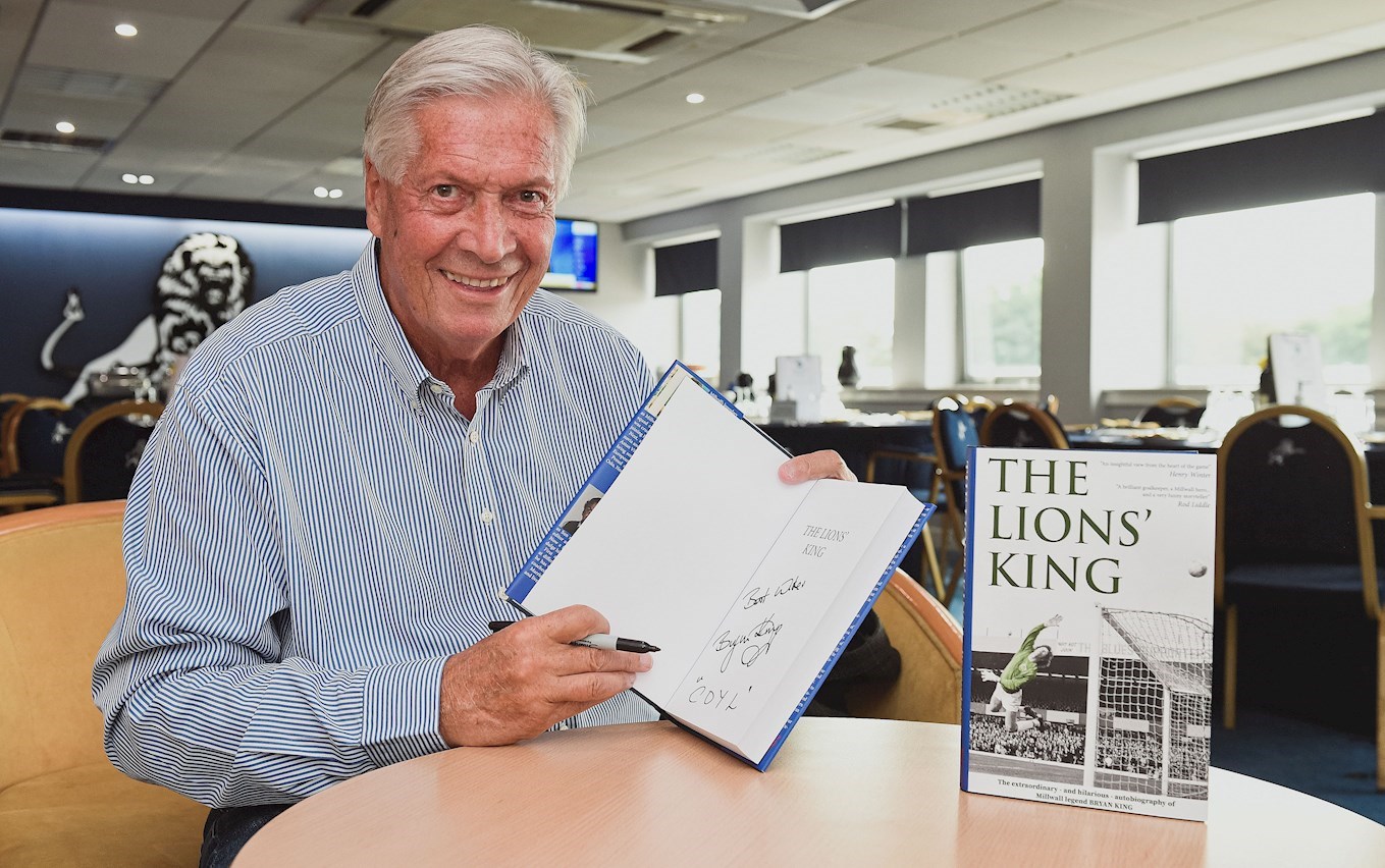 Millwall Community Trust - Legendary Millwall Goalkeeper Bryan King's Book Signing