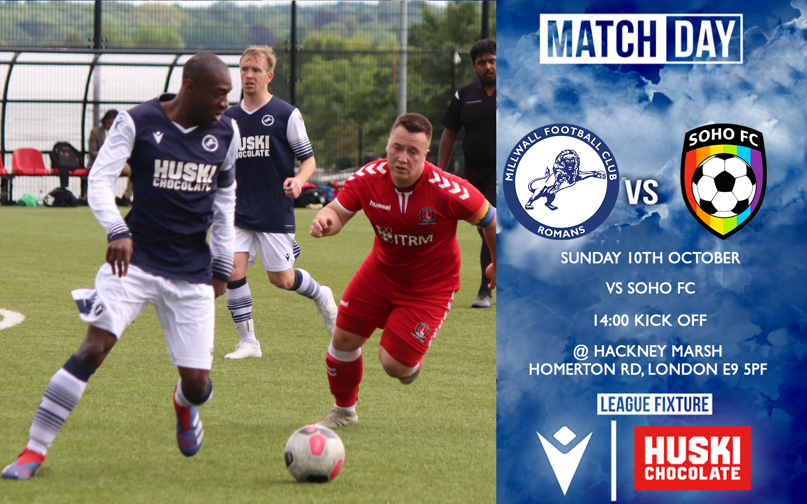 Millwall Community Trust - Millwall Romans vs Soho FC GFSN Cup Game This Sunday