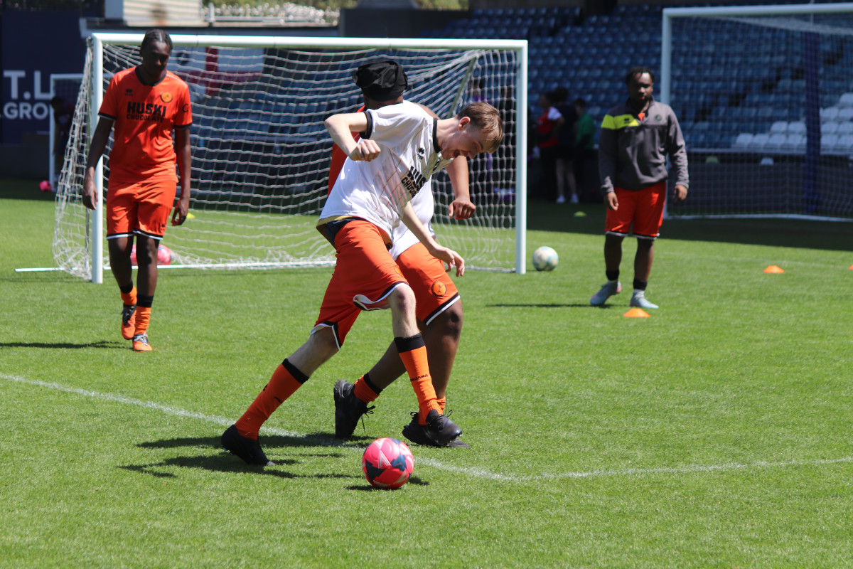 MCT Employability Hub Mentees played a match at The Den last Friday