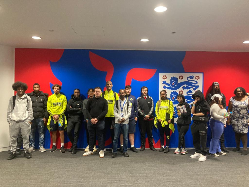 Millwall students roar at Wembley tour