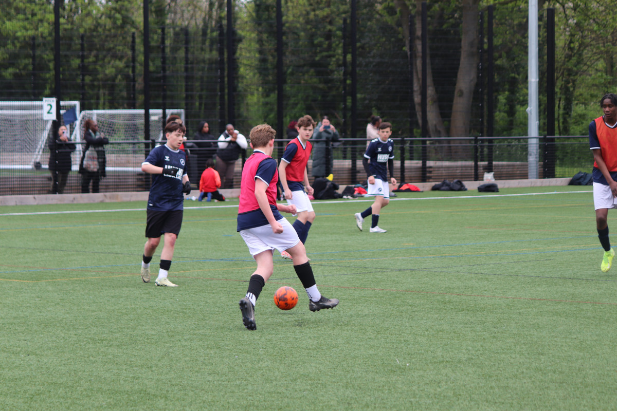 Millwall Community Trust and Rio Ferdinand Foundation co-hosted a tournament at Burgess Park yesterday