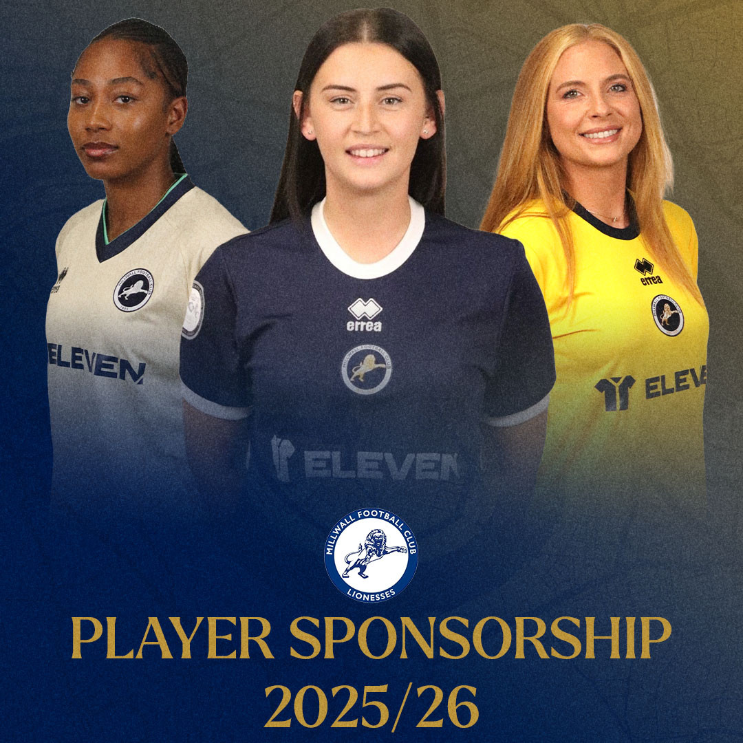 Millwall Lionesses Player Sponsorship 2025/26