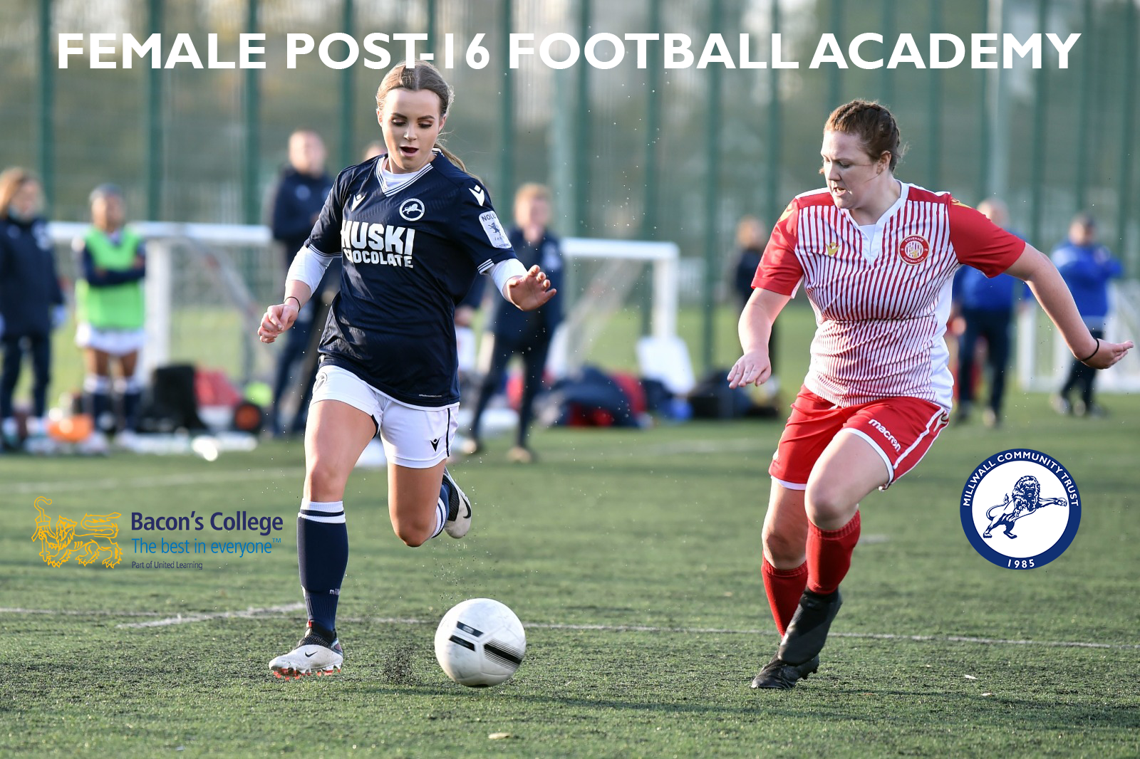 Millwall Community Trust - The Trust and Bacon's College Launch Female Post-16 Football Academy