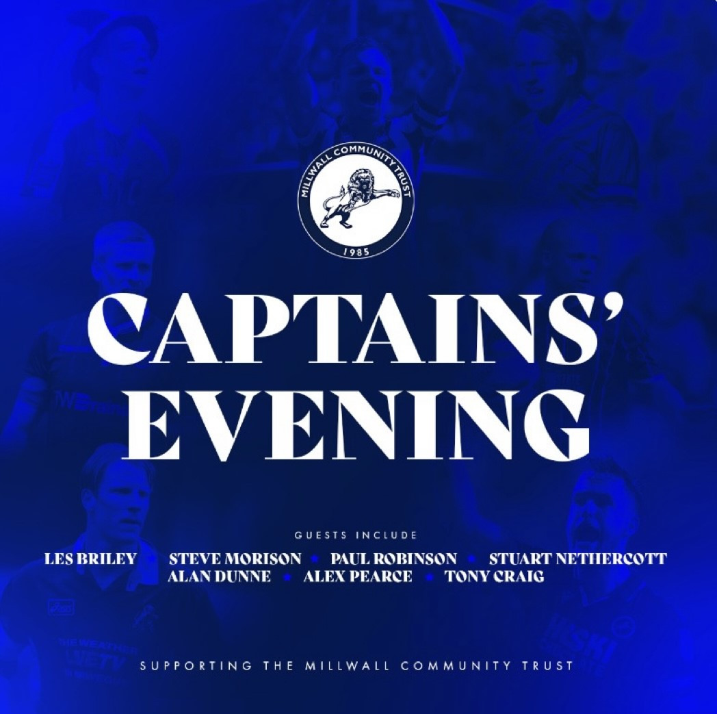 Join us for Millwall's first-ever Captains' Evening!