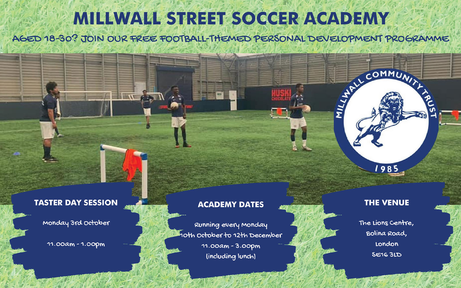 Millwall Street Soccer Academy back for another great season