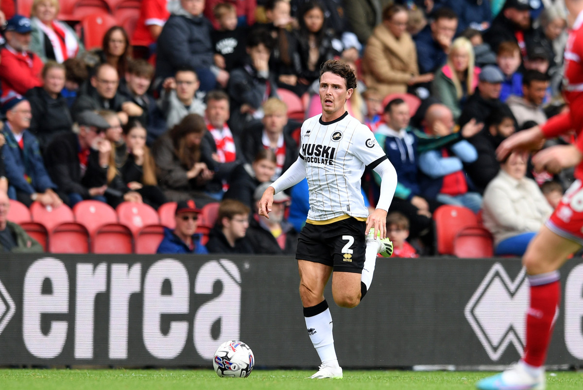 Danny McNamara makes 100th appearance for Millwall as Lions beat Middlesbrough